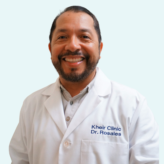 Headshot of Dr. Rosales, Physician, Kheir Clinic Primary Care