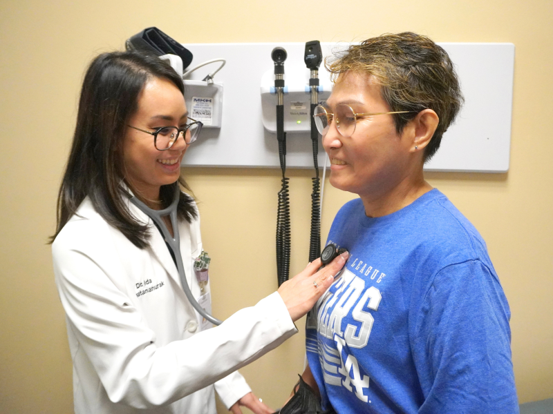 Dr. Physician, photographed with Kheir patient.